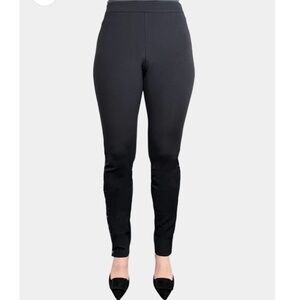 Burberry Leggings Snap Button Hems in Black Sz 12